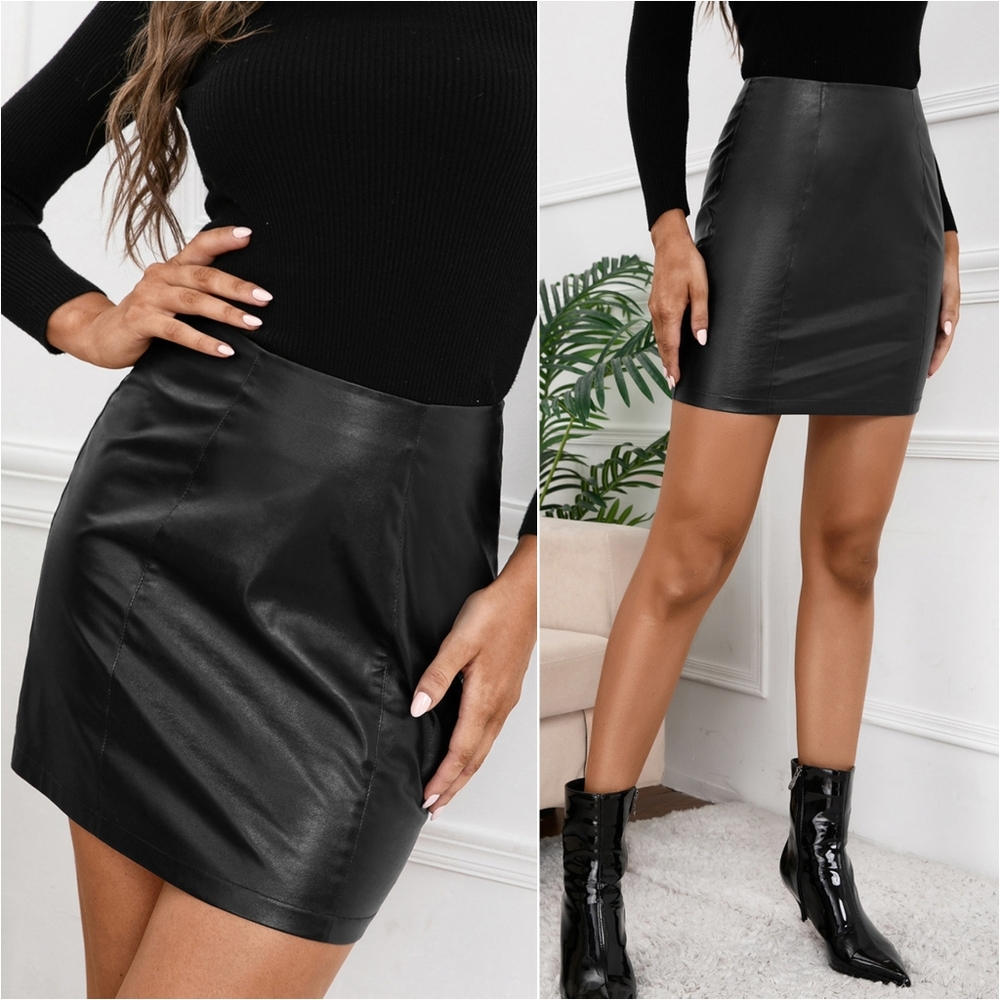 Vibe Check Mini Skirt - Black